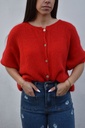 Cardigan Esther (rouge)