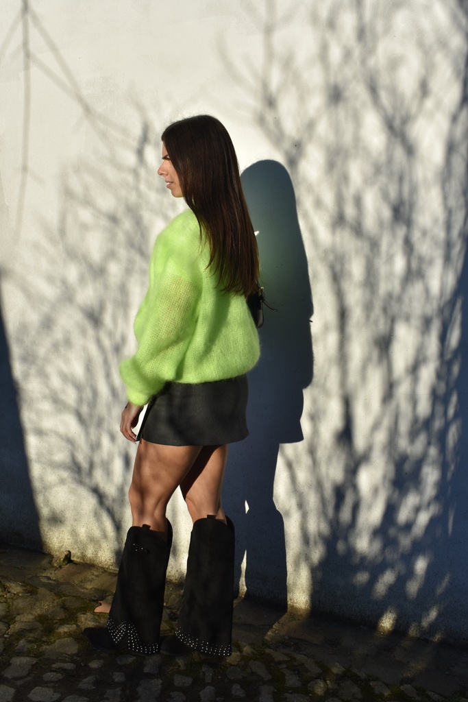 Pull Mohair Fluo