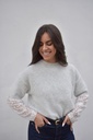 Pull light grey Margault