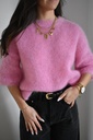 Pull Mohair (rose bonbon)