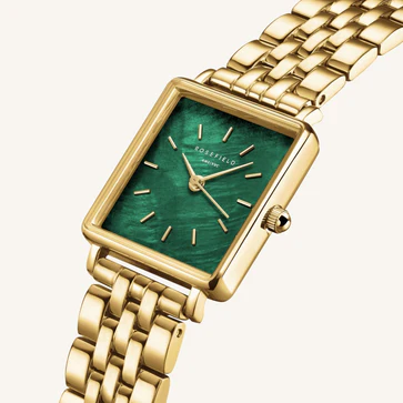 Montre Rosefield Boxy XS Emeraude