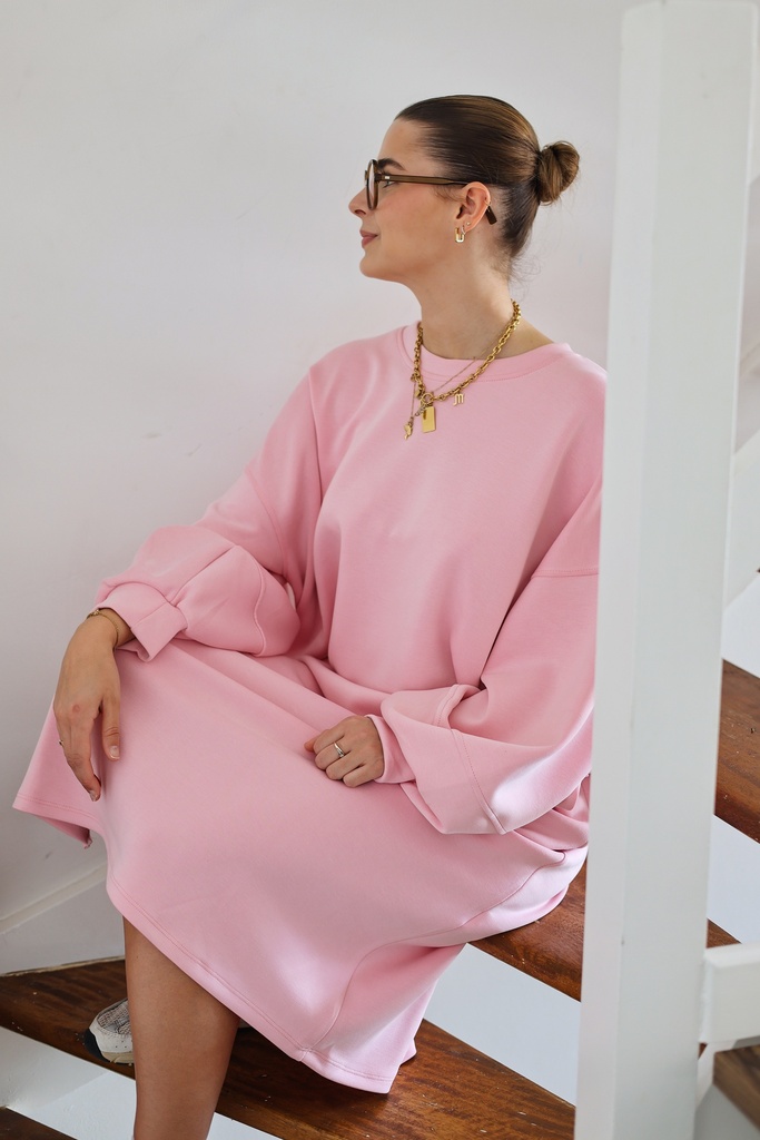 Robe Sweaty (rose)