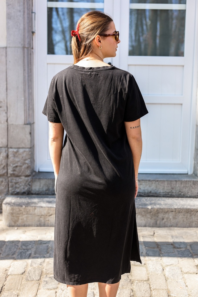 Robe t-shirt Alexandre (noir)