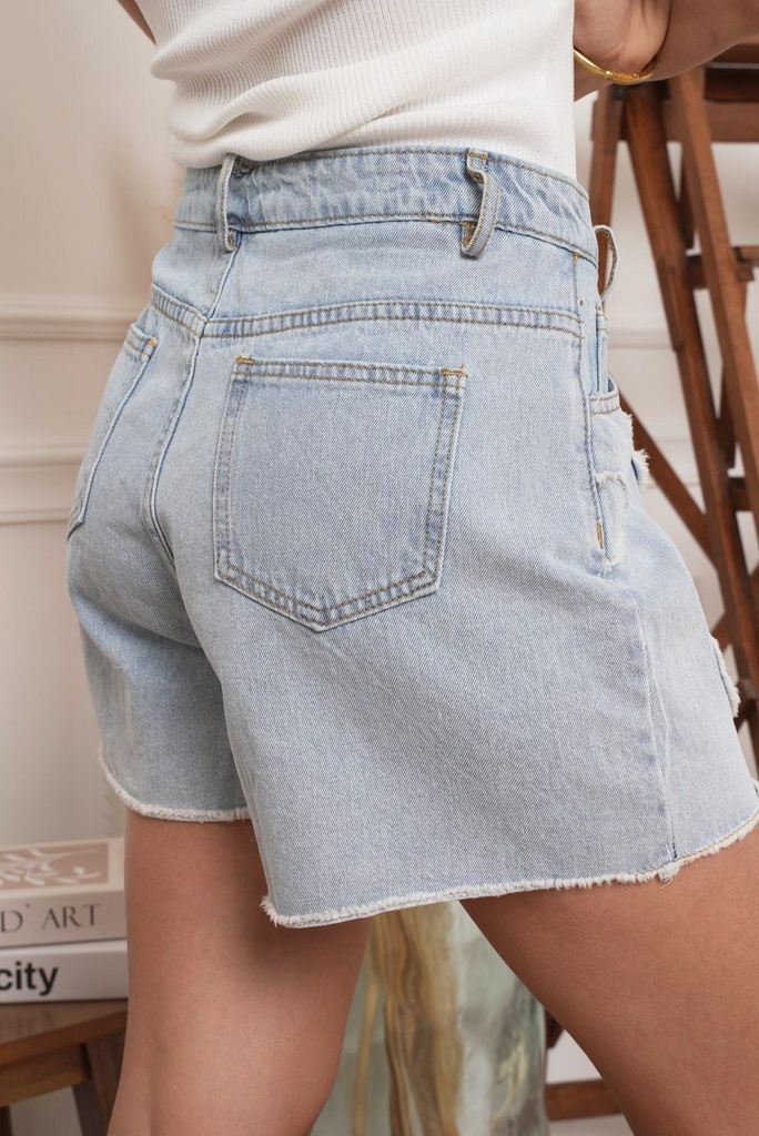 Short en jeans Amour 