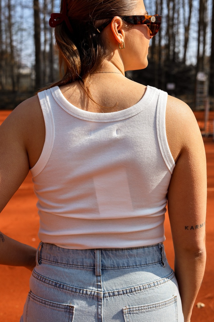 Top Bérangère (blanc) 