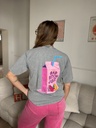 T-shirt Grey bad bitch juice 