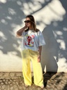 Pantalon gaze de coton Isa (jaune)