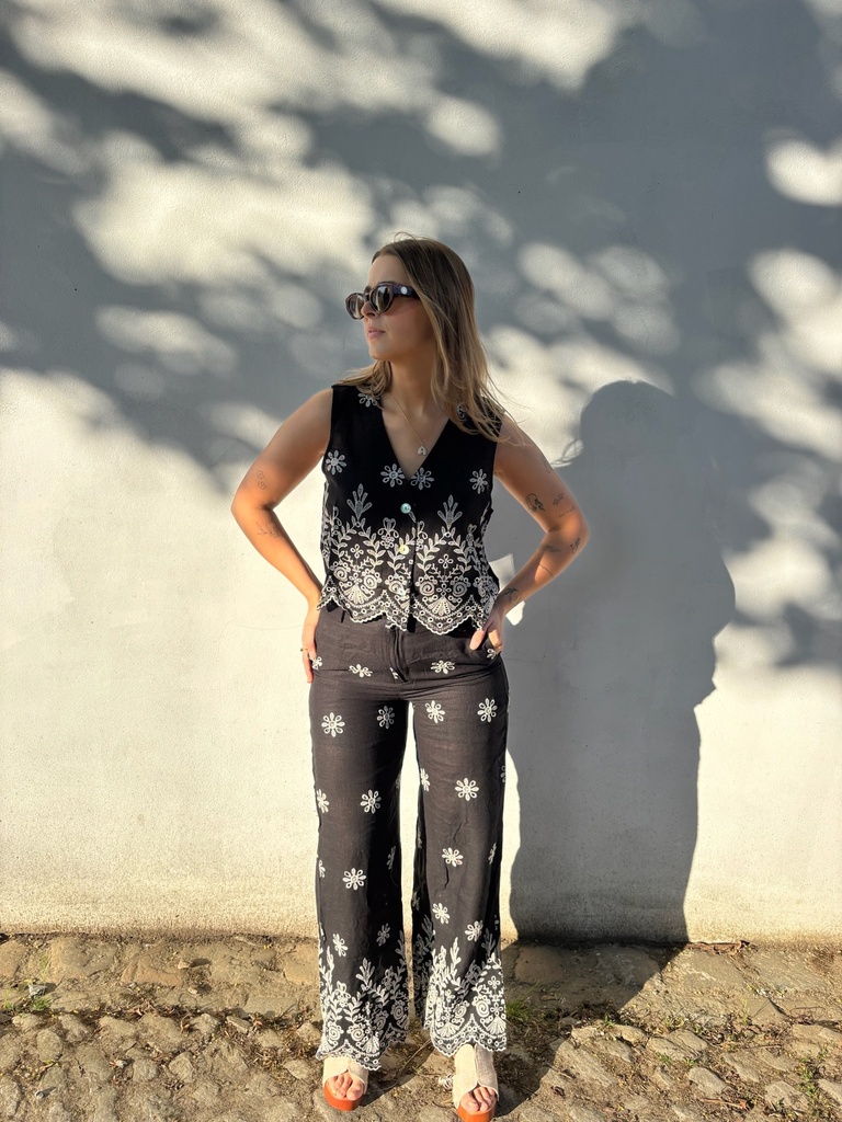 Pantalon lin Sybille