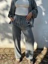 Ensemble gaze de coton (gris)
