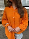 Chemise gaze de coton (orange peps)