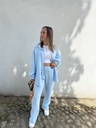 Ensemble gaze de coton (ciel)