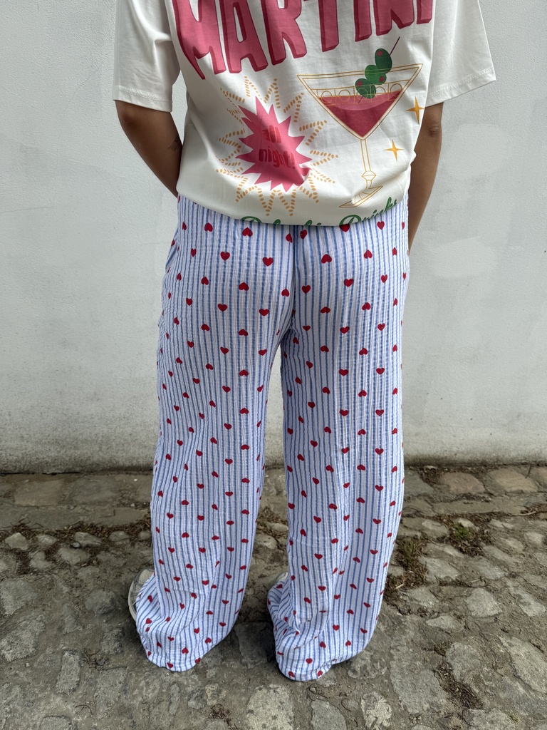 Pantalon gaz de coton Love