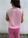 Débardeur mohair Thérèse (rose)