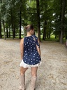 Top à pois Bonnie (marine)