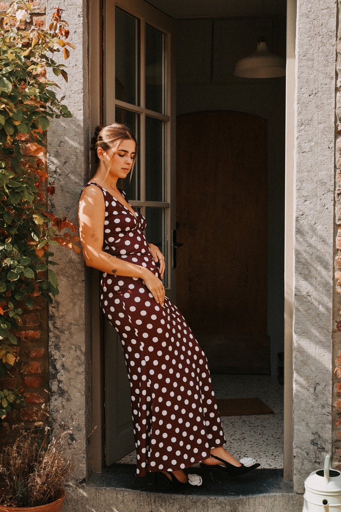 Robe Zoé burgundy 