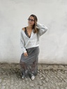 Cardigan Lala gris clair 