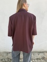 Blazer oversize Swan (bordeaux)