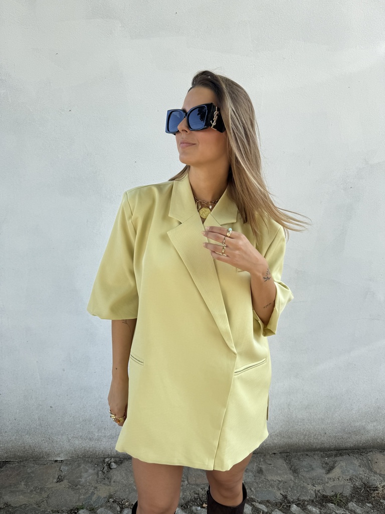 Blazer oversize Swan (jaune)