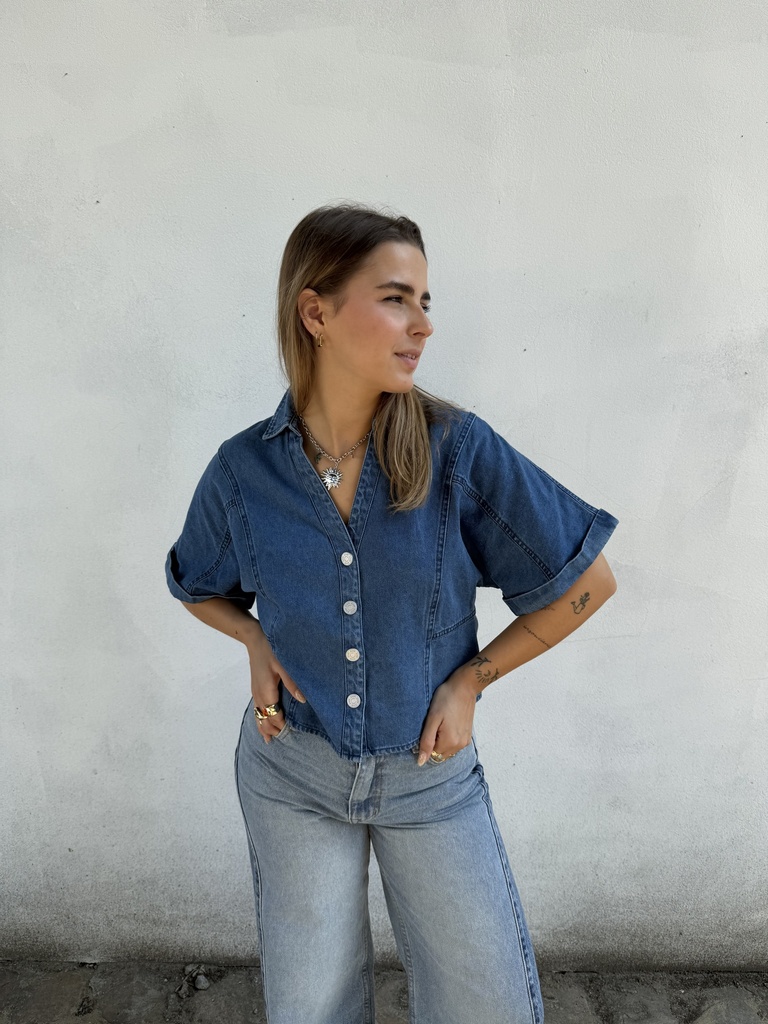 Haut en jeans Bernadette