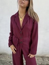 Ensemble tailleur Burgundy 