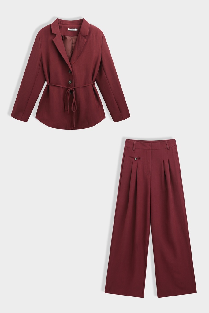 Ensemble tailleur Burgundy 