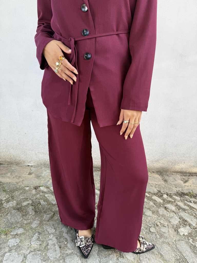 Ensemble tailleur Burgundy 