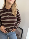 Polo Elisa (choco/jaune)