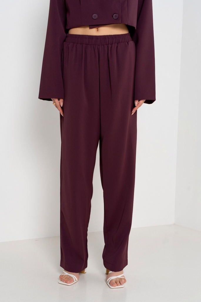 Pantalon Aubergine
