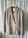 Blazer oversize Shannon (avoine)