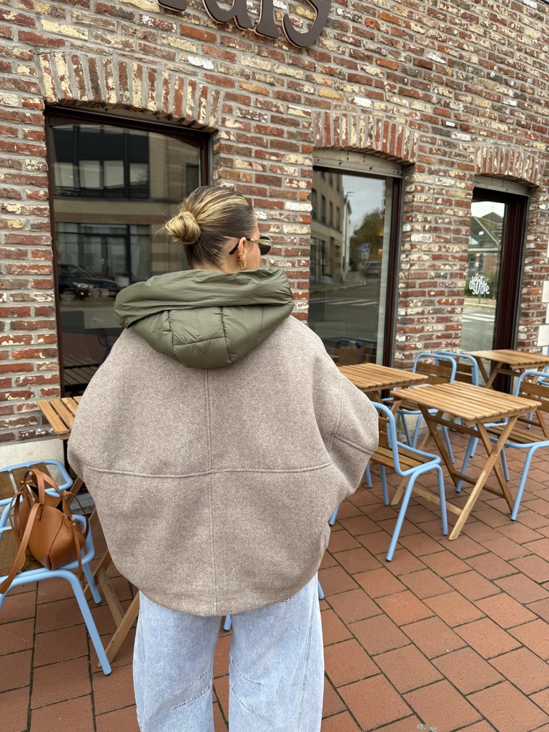 Veste Max (taupe/kaki)