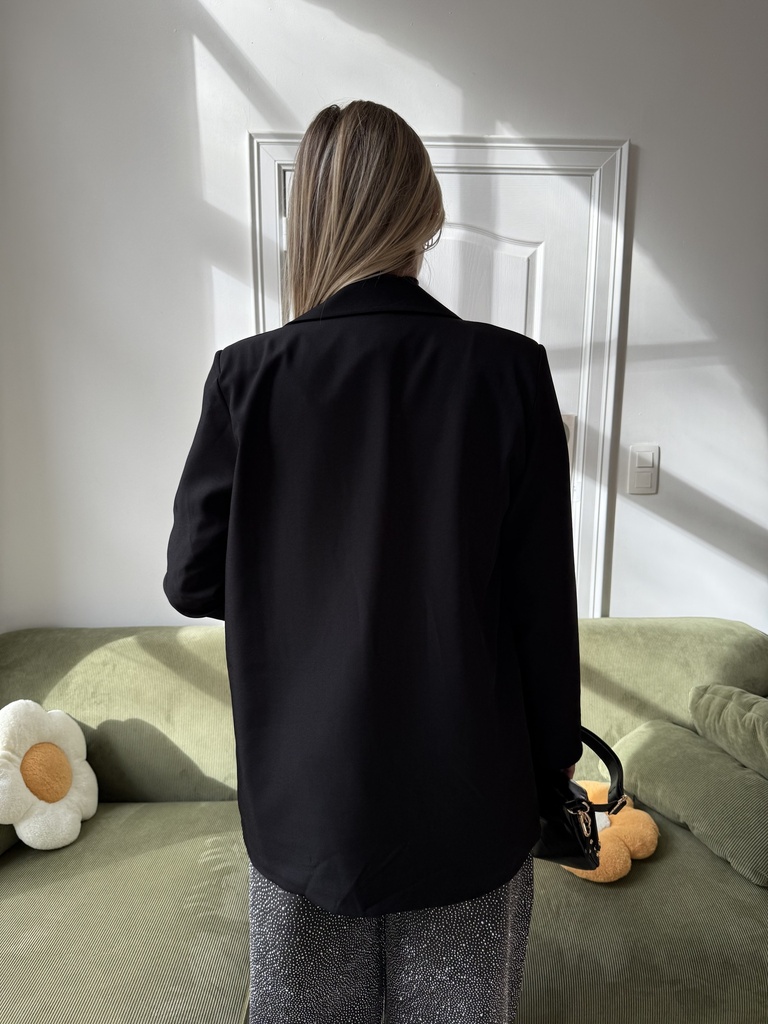 Blazer noir oversize Sanaé 
