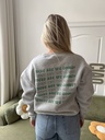 Sweatshirt Matcha Club (gris)