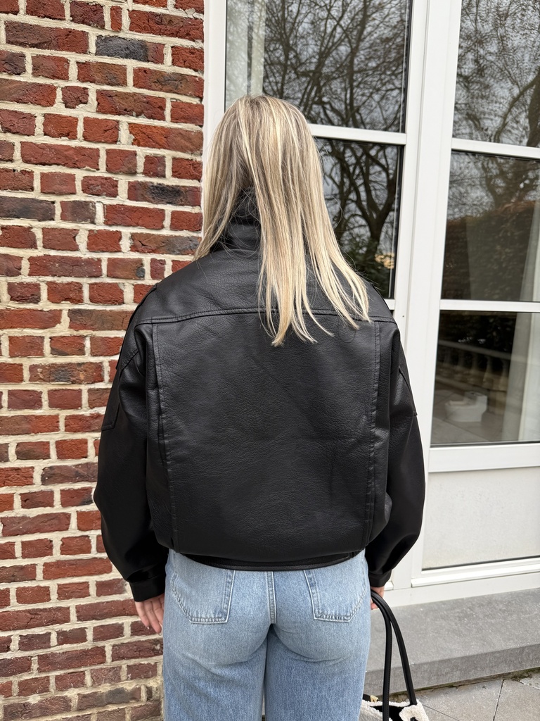 Blouson oversize Yves (noir)