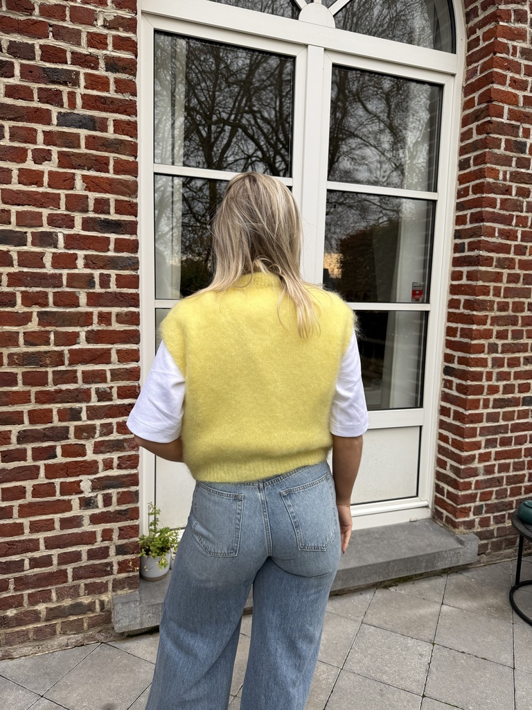Débardeur Mohair (jaune)