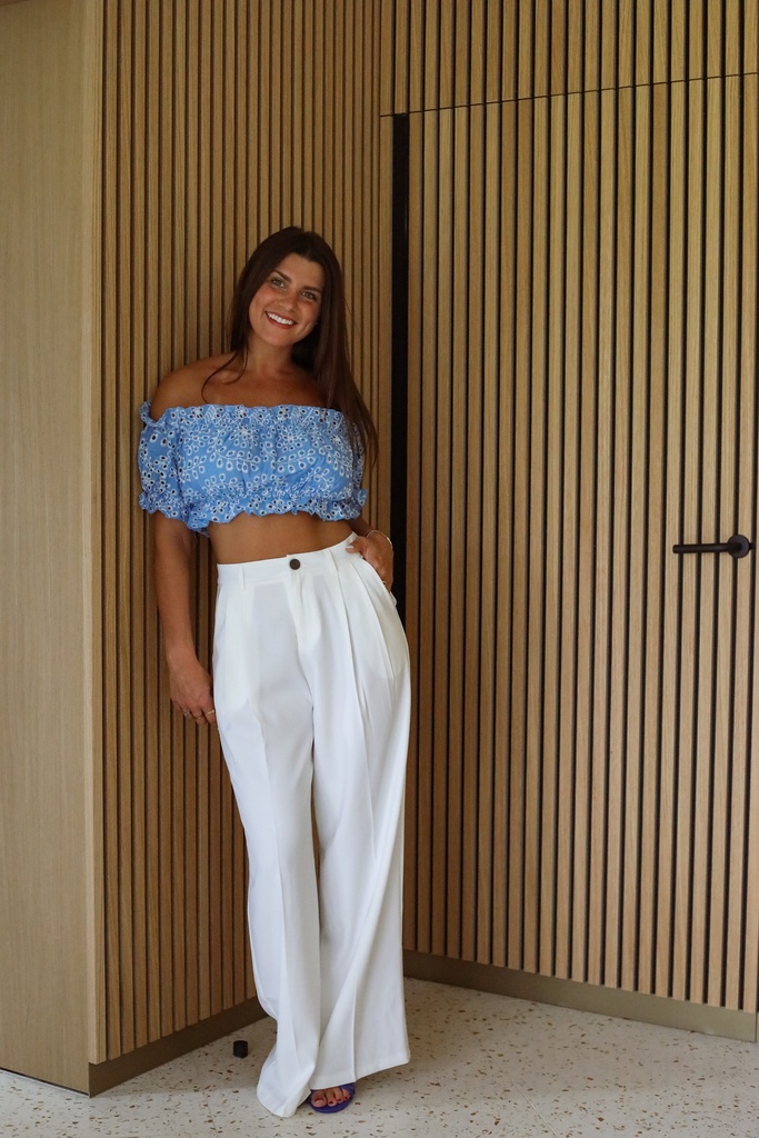 Haut dentelle Blue 