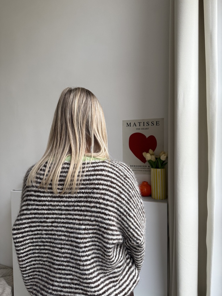 Pull Noé (écru/choco/vert)