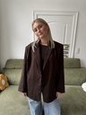 Blazer oversize Strass