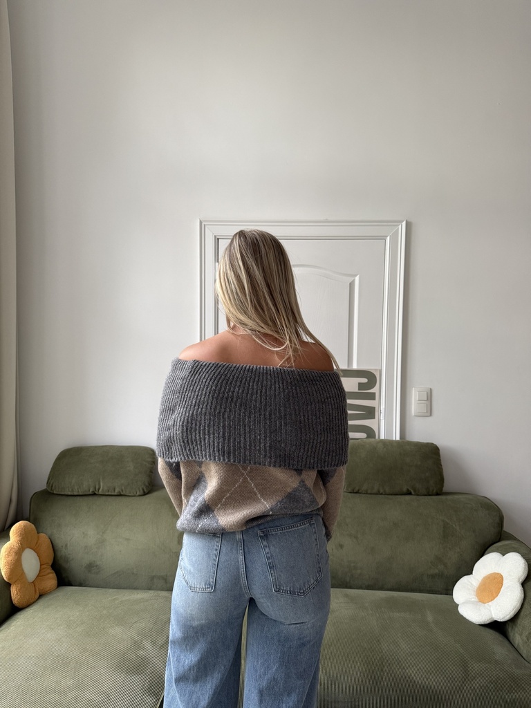 Pull Charlotte (gris/taupe)
