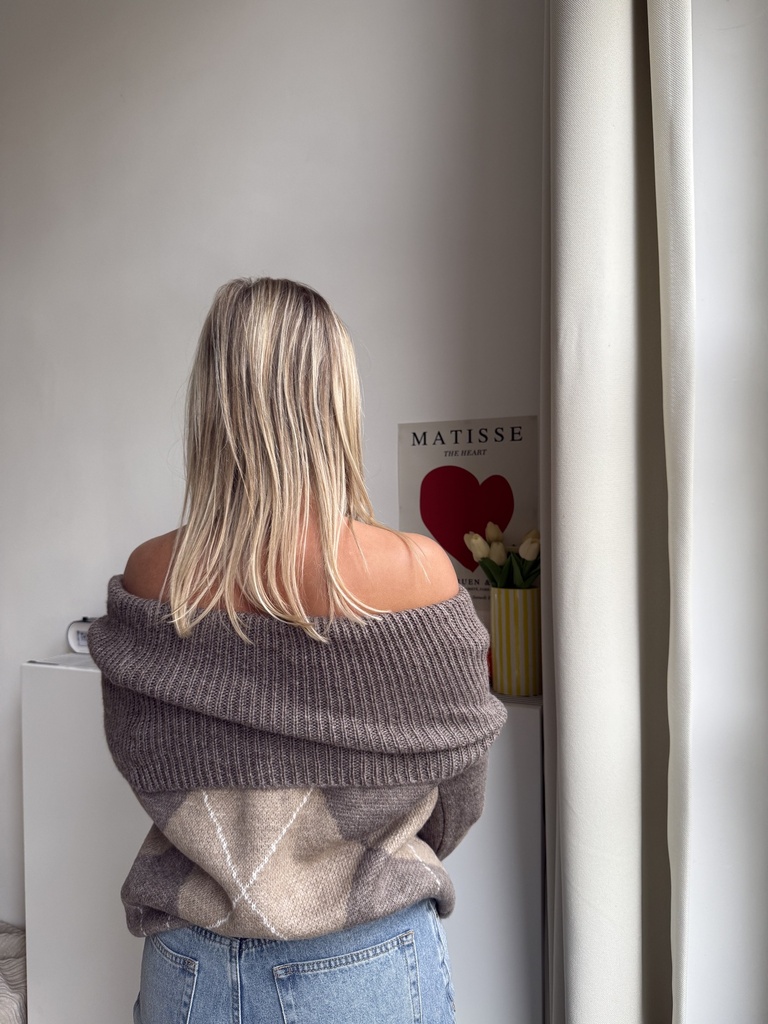 Pull Charlotte (taupe/beige)