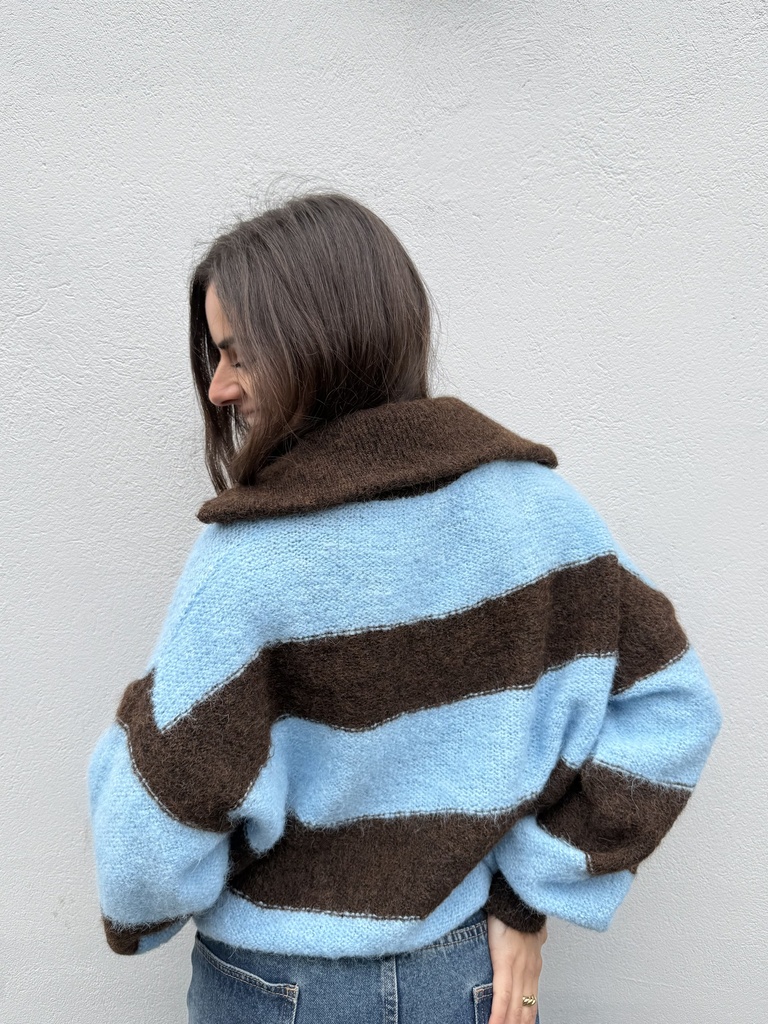 Pull tirette Melissa (choco/bleu)