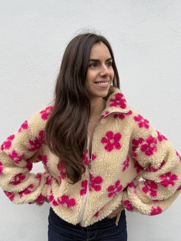 Polar Flower (blanc/rose)