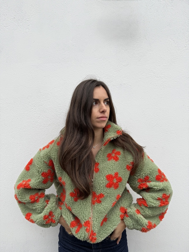 Polar Flower (vert/orange)