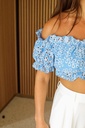 Haut dentelle Blue 