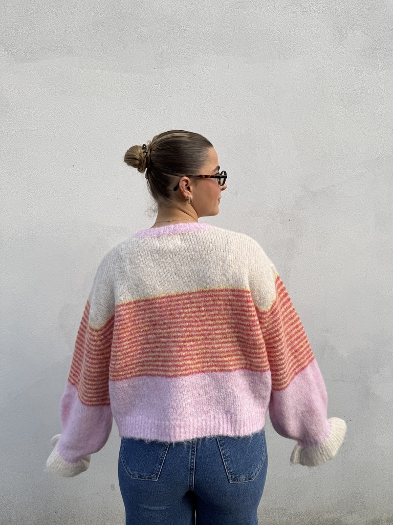 Pull Laura (rose/orange)