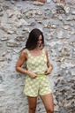 Short crochet Green Marguerite 