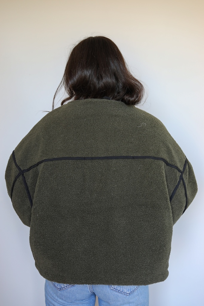 Veste Teddy Max Kaki