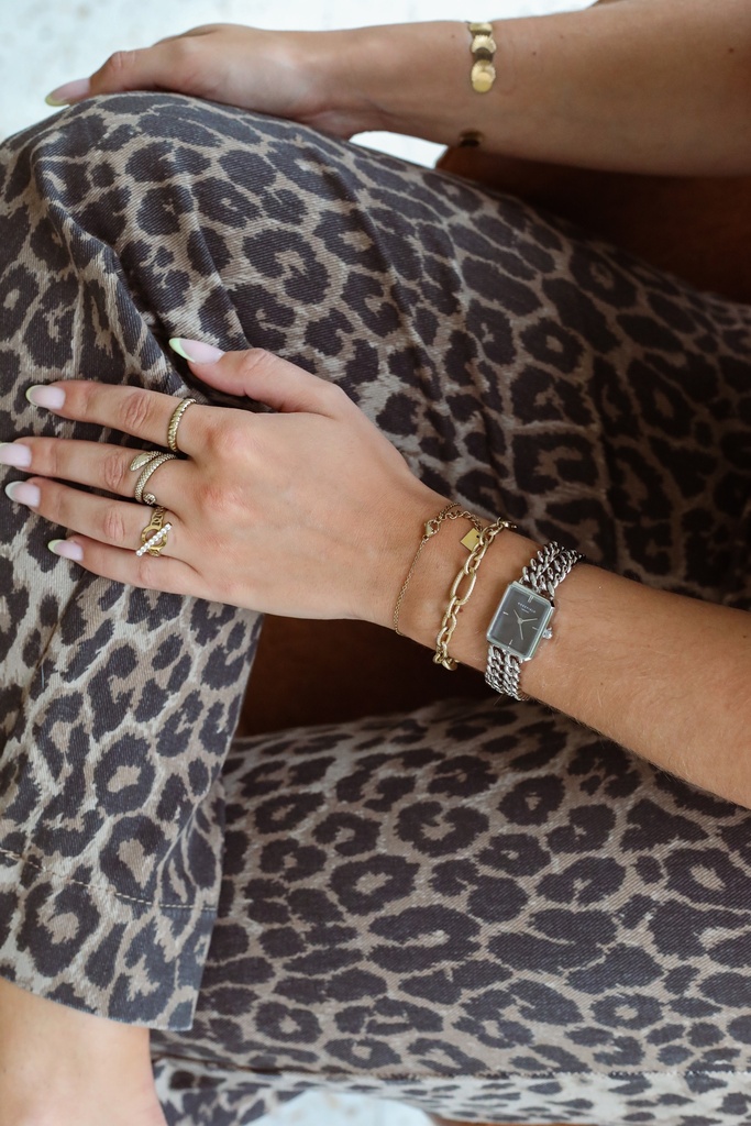 Montre Rosefield Studio Double Chain Argent