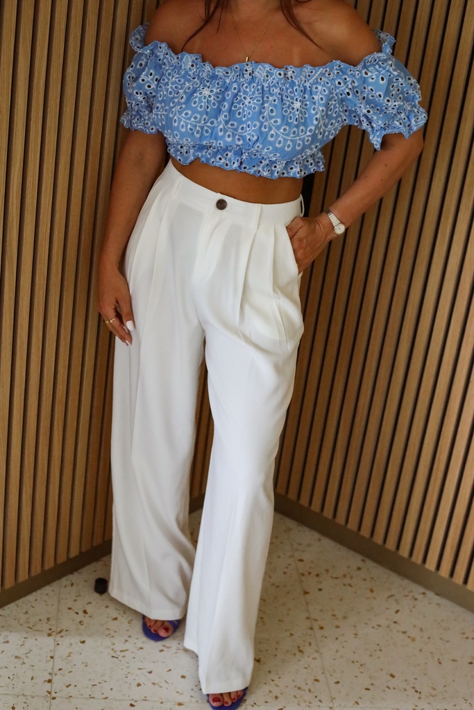 Pantalon fluide Colombe (XS)