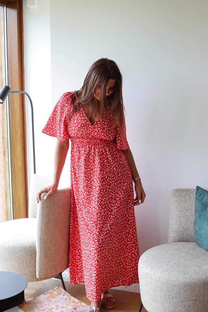 [AP2334] Robe Rouge Amour  (S)