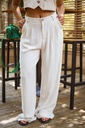Pantalon lin beige Amalfi 